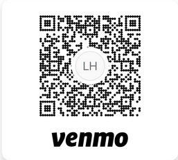 Venmo QR code — scan with your phone's camera to open Venmo